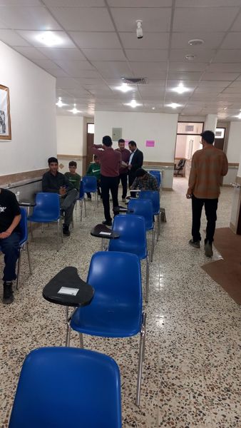 بازدید سرپرست اداره آموزش و پرورش استثنایی استان از روند برگزاری امتحانات نوبت دوم