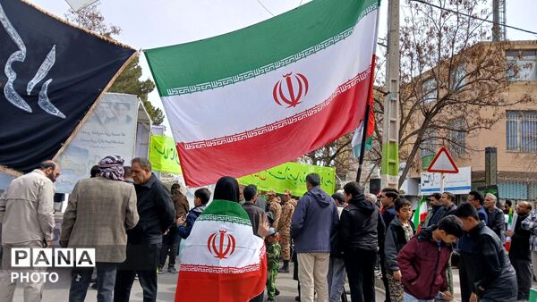 حضور باشکوه مردم مومن باخرز در راهپیمایی روز قدس