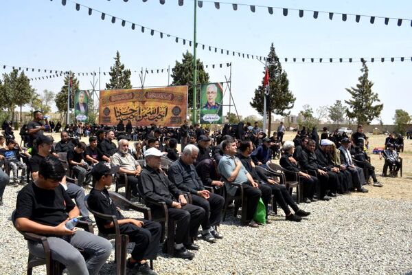 پیاده روی دلدادگان اربعین حسینی ع در اسلامشهر به سوی امامزاده اسماعیل