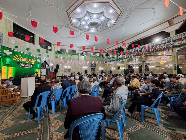 محفل با شکوه انس با قرآن کریم امت احمد اسوه مقاومت مسجد جامع قائمشهر