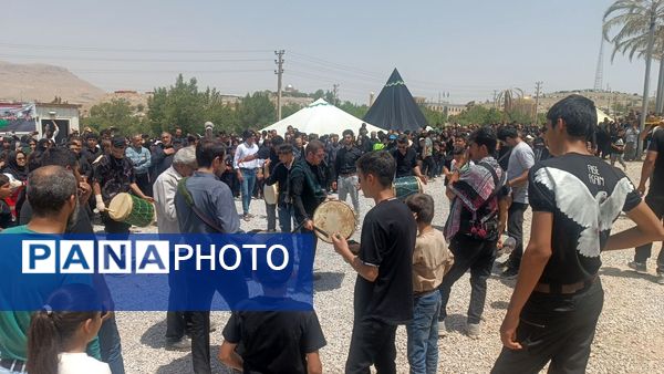 مراسم خیمه سوزان در شهر طاقانک