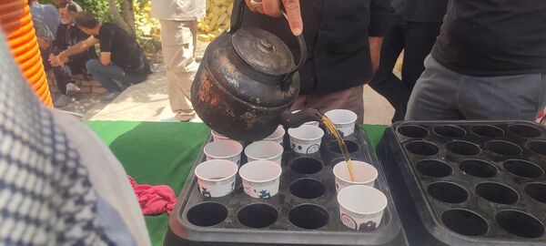 دسته عزاداری سالروز شهادت امام صادق(ع) در روستای ورجان قم