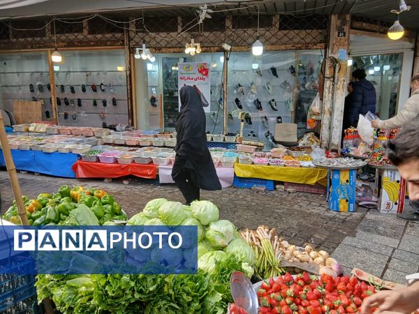 شب یلدا در بازار رشت