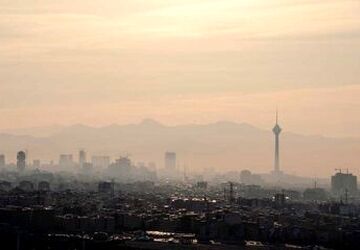 کیفیت هوای تهران در وضعیت نارنجی
