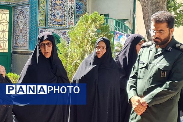 برگزاری رزمایش سراسری بسیجیان در پایگاه مسجد جامع آبسرد