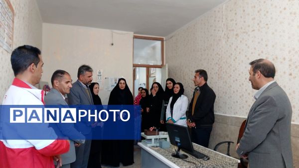 افتتاح اتاق بهداشت آموزشگاه پروین اعتصامی فارسان