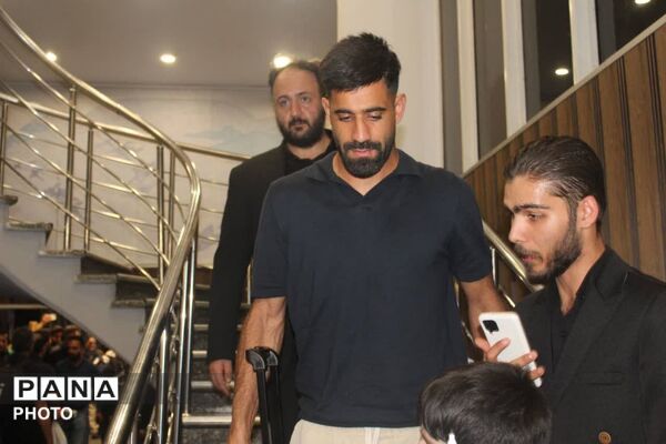 استقبال پرشور از تیم ملی فوتبال ایران در بازگشت به میهن