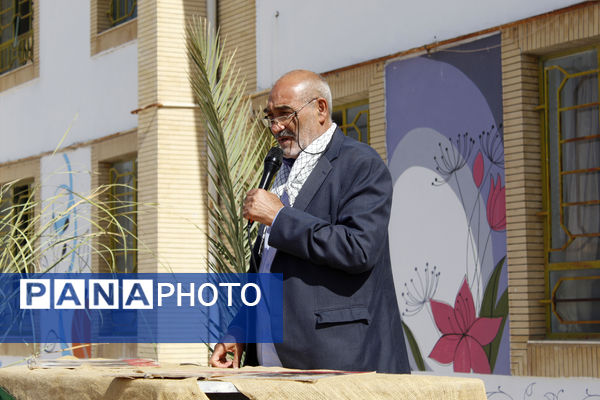 گرامیداشت هفته دفاع مقدس در دبیرستان شریعتی جاجرم