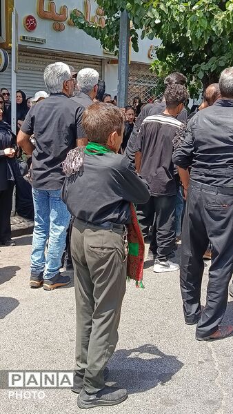 مراسم عزاداری تاسوعای  حسینی در حسینیه ابوالفضلی کاشمر 
