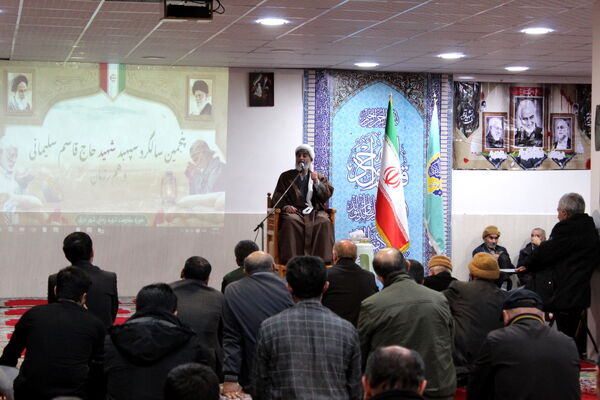 گرامیداشت پنجمین سالگرد شهادت سردار سلیمانی در شهر درق 
