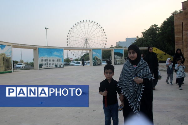 پیاده‌روی جاماندگان اربعین حسینی در بوشهر