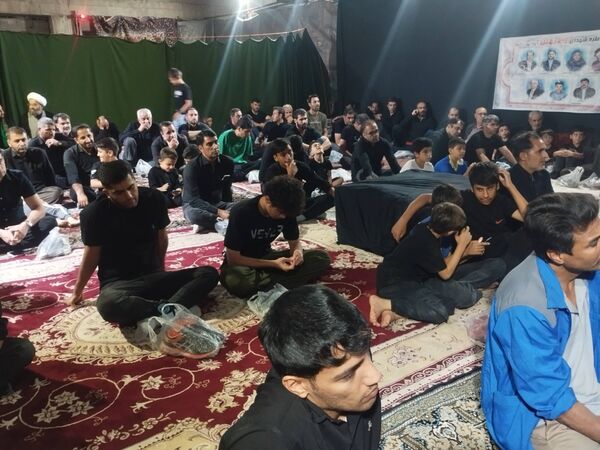 مراسم شب پنجم محرم در قروه