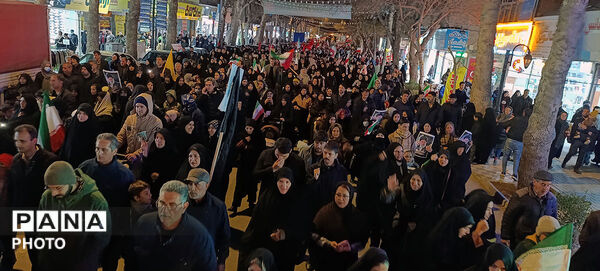 سوگواری مردم بجنورد در هفتین  شب شهادت امام شهیدشان