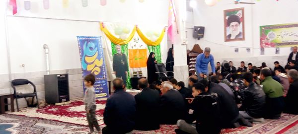 جشن باشکوه ولادت امام علی ع در روستای کاریزک خلیل آباد
