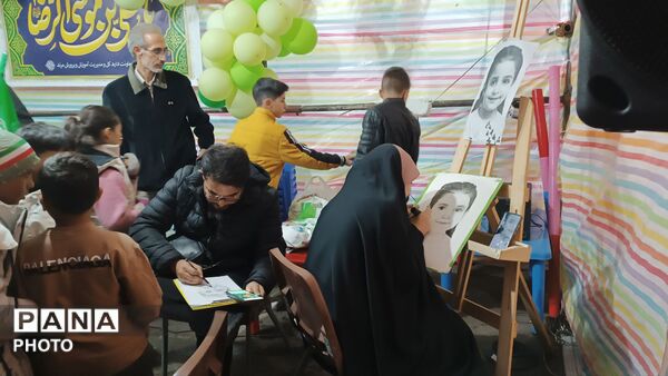 جشن میلاد امام رضا(ع) در غرفه آموزش‌وپرورش مرند