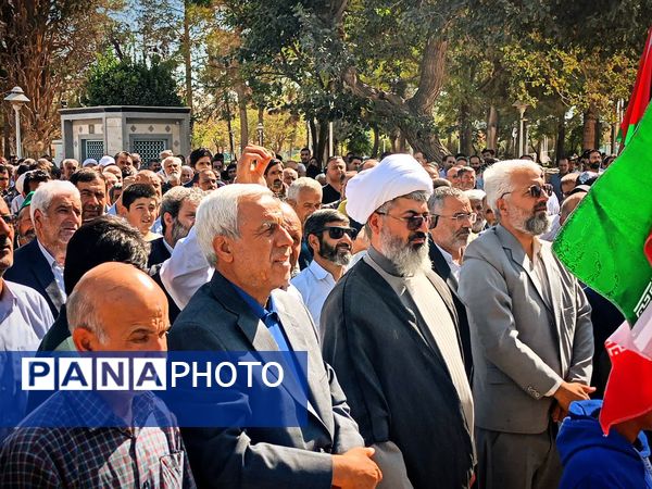 راهپیمایی بشارت نصر در کاشمر 