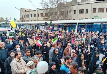 مردم ایران در خط مقدم حمایت از فلسطین