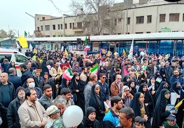 مردم ایران در خط مقدم حمایت از فلسطین