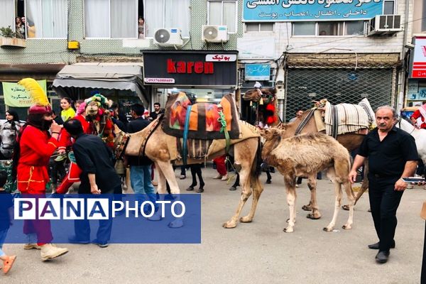 عزاداری مردم متدین املش در سومین روز شهادت امام حسین