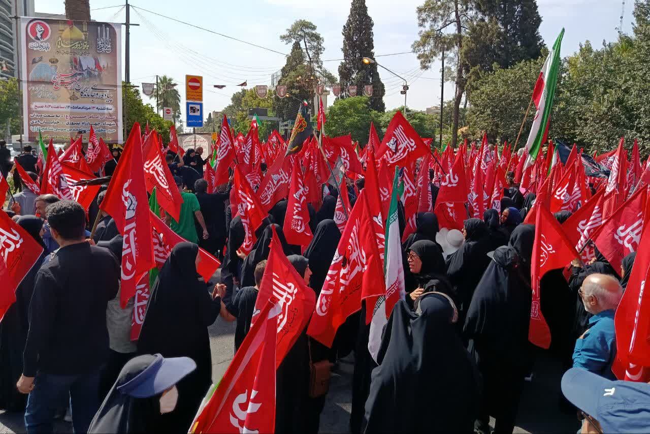 راهپیمایی جاماندگان اربعین در سمنان