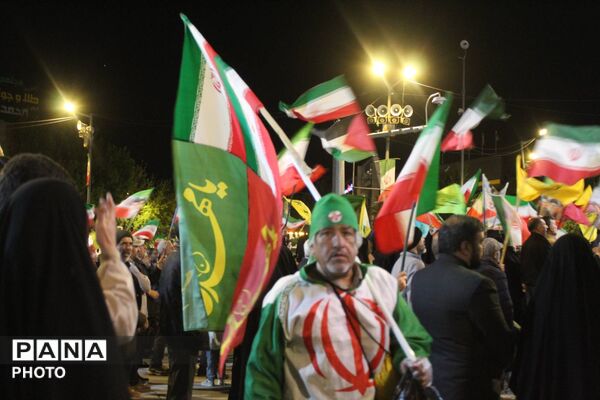 تجمع گسترده شهروندان بجنورد در حمایت از اقتدار کشور
