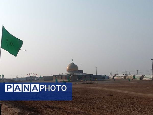 بازدید دانش آموزان خادم الشهدا از طلائیه 