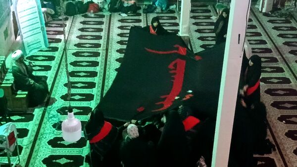  مراسم باشکوه اعتکاف دانش‌آموزی در مسجد قمربنی‌هاشم  محمدشهر کرج