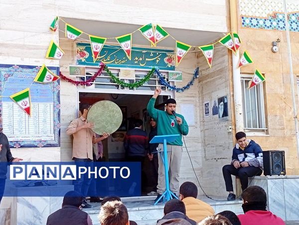 مراسم میلاد حضرت ابوالفضل(ع) در دبیرستان میثاق