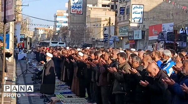 برپایی نماز عید سعید فطر در مشکین دشت  کرج 