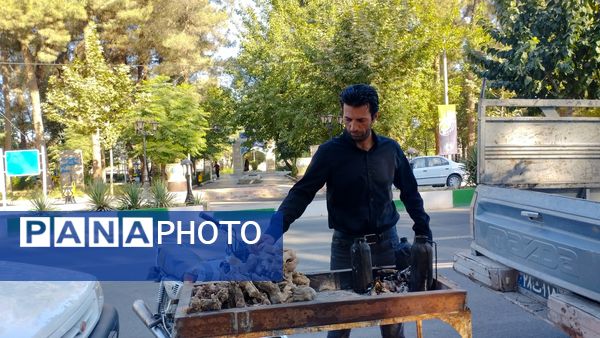 برپایی موکب‌های اربعین حسینی در خلیل آباد 