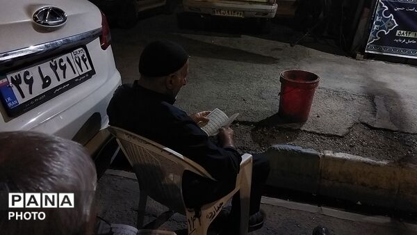 موکب عاشقان امام رضا (ع)  بلوار فضل نیشابور در ششم شب محرم ۱۴۰۵ 