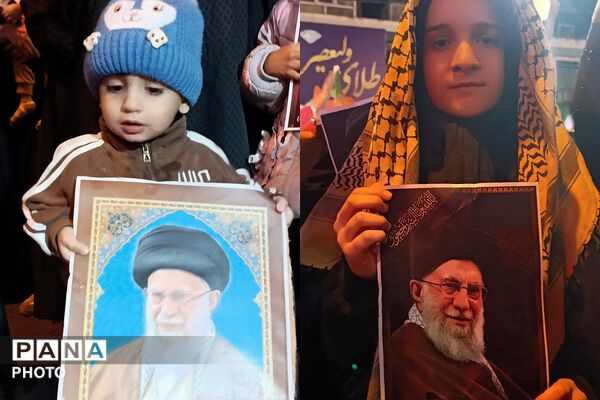 اجتماع مردم باقرآباد قرچک در سوگواری و انتقام جویی شهادت رهبر فرزانه ایران