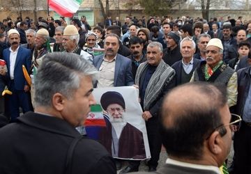 مردم منطقه بیرانوند یکصدا فریاد مرگ بر آمریکا را سر دادند