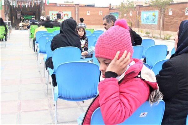 جلوه‌هایی از یادواره شهدا در دبستان استثنایی باغچه‌بان قم