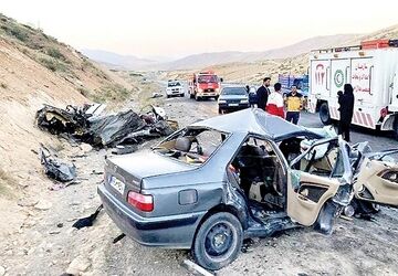 جانباختن ۷۹۶ نفر در تصادفات ۱۹ روز گذشته