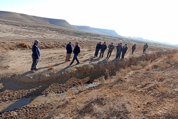 بازدید از قنات روستای پیشی دره جهت لایروبی