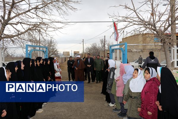 افتتاح دبیرستان متوسطه اوّل ۴ کلاسه «مصیب جلالی» در روستای دهنه اخلمد چناران