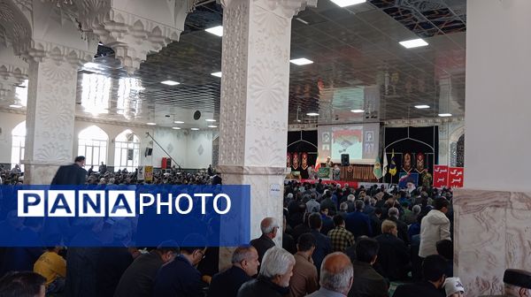 نماز عبادی سیاسی جمعه در شهرستان کاشمر 