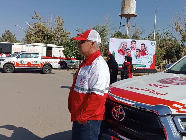 افتتاحیه طرح خدمت رسانی هلال احمر به زائران در ایام پایانی صفر 