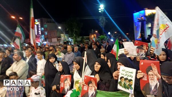 نمایش  اقتدار و وفاداری ،حضور پرشور مردم کوهدشت