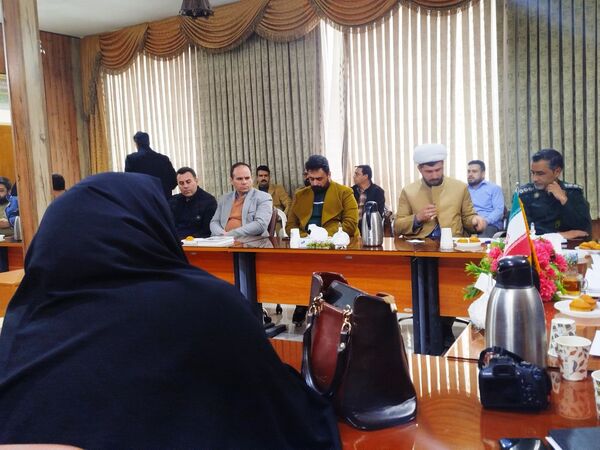 جلسه برنامه‌ریزی برگزاری راهپیمایی یوم‌الله ۲۲ بهمن با حضور مدیران مدارس شهرستان فاروج