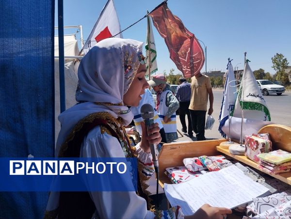برپایی موکب سازمان دانش‌آموزی در شهرستان سملقان