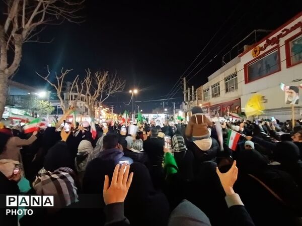 دوازدهمین راهپیمایی شهرستان فردیس به خونخواهی رهبر شهید و بیعت با رهبر جدید  