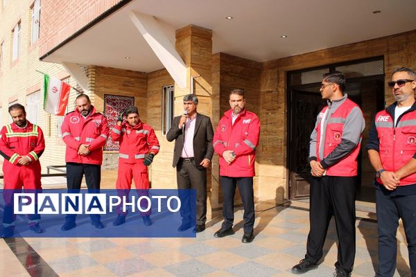 مانور سراسری زلزله و ایمنی در پردیس