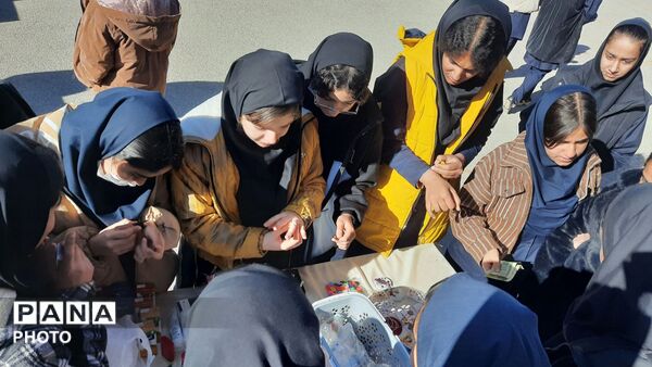 دستاوردهای دانش‌آموزان در غرفه کاروفناوری مدرسه سمیه