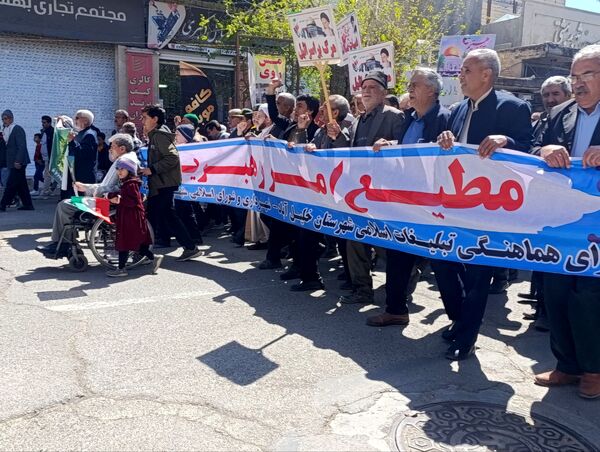 راهپیمایی باشکوه روز جهانی قدس در شهرستان خلیل‌آباد