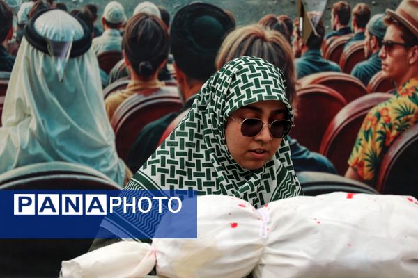 غرش خشم انقلابی دانشجویان دانشگاه آزاد مشهد علیه صهیونیسم و فریاد همبستگی با غزه