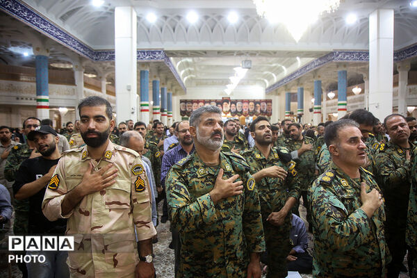 وداع با پیکر مطهر شهید عباس آقایی در قم