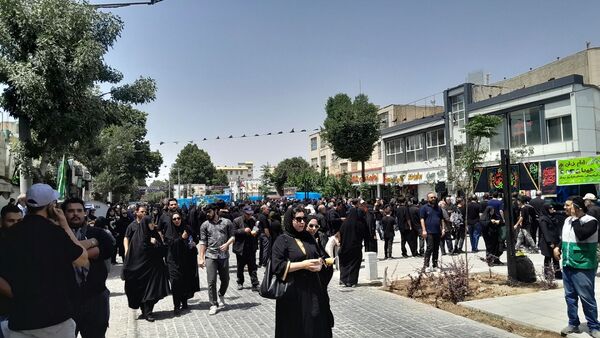 برگزاری تجمع یوم العباس در امامزاده حسن کرج