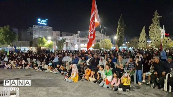 بازسازی مصائب «خرابه شام» در میدان امام حسین (ع) جم